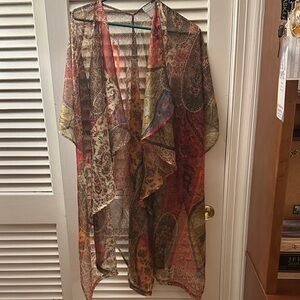 Chico's Multicolor Sheer Kimono
